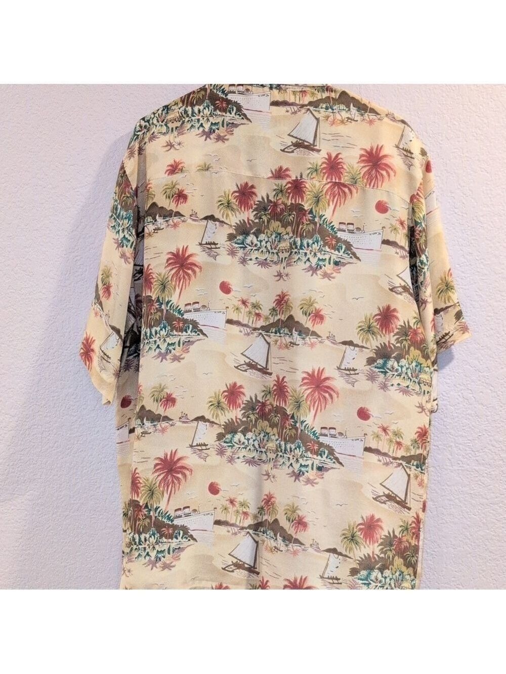 Silk Traders Hawaii Vintage Short Sleeve Shirt Large - Picture 4 of 8